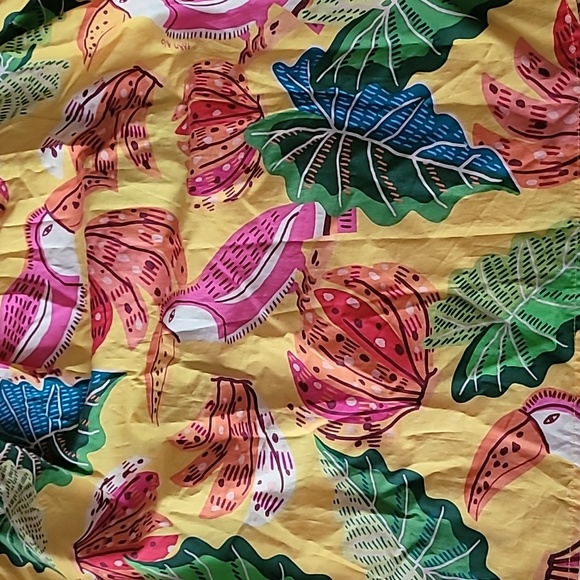 FARM RIO Beaks & Bananas Cotton Maxi Dress - Picture 12 of 12